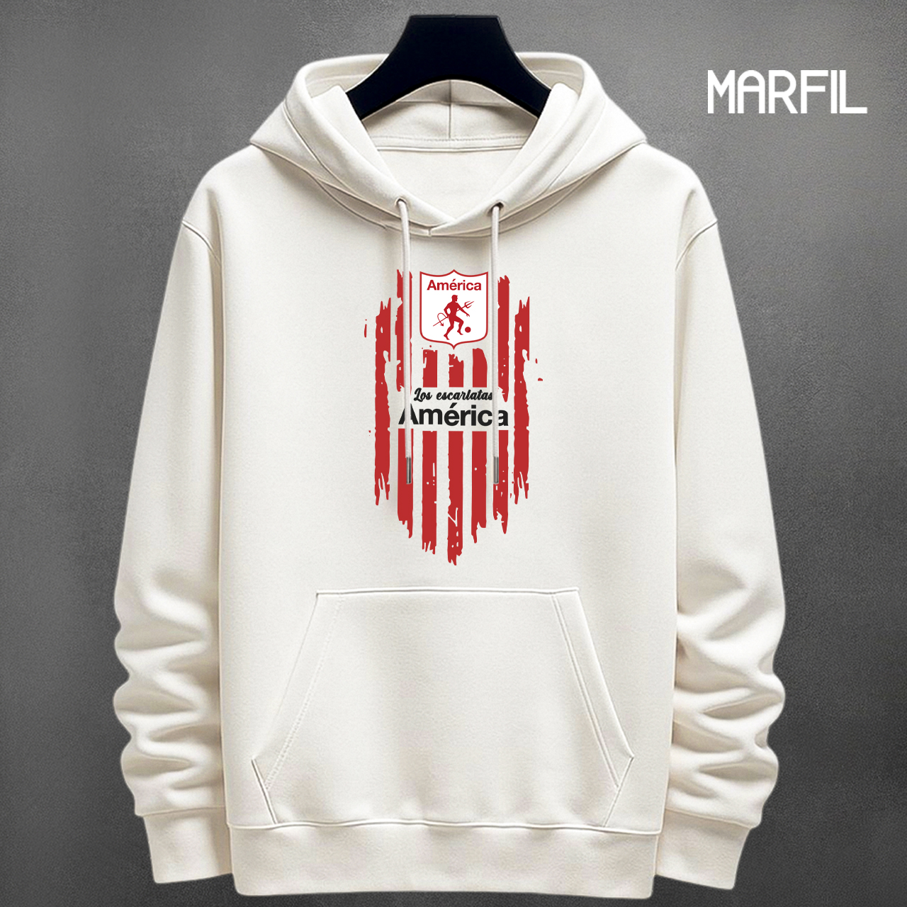 Buzo Franjas América Estampado